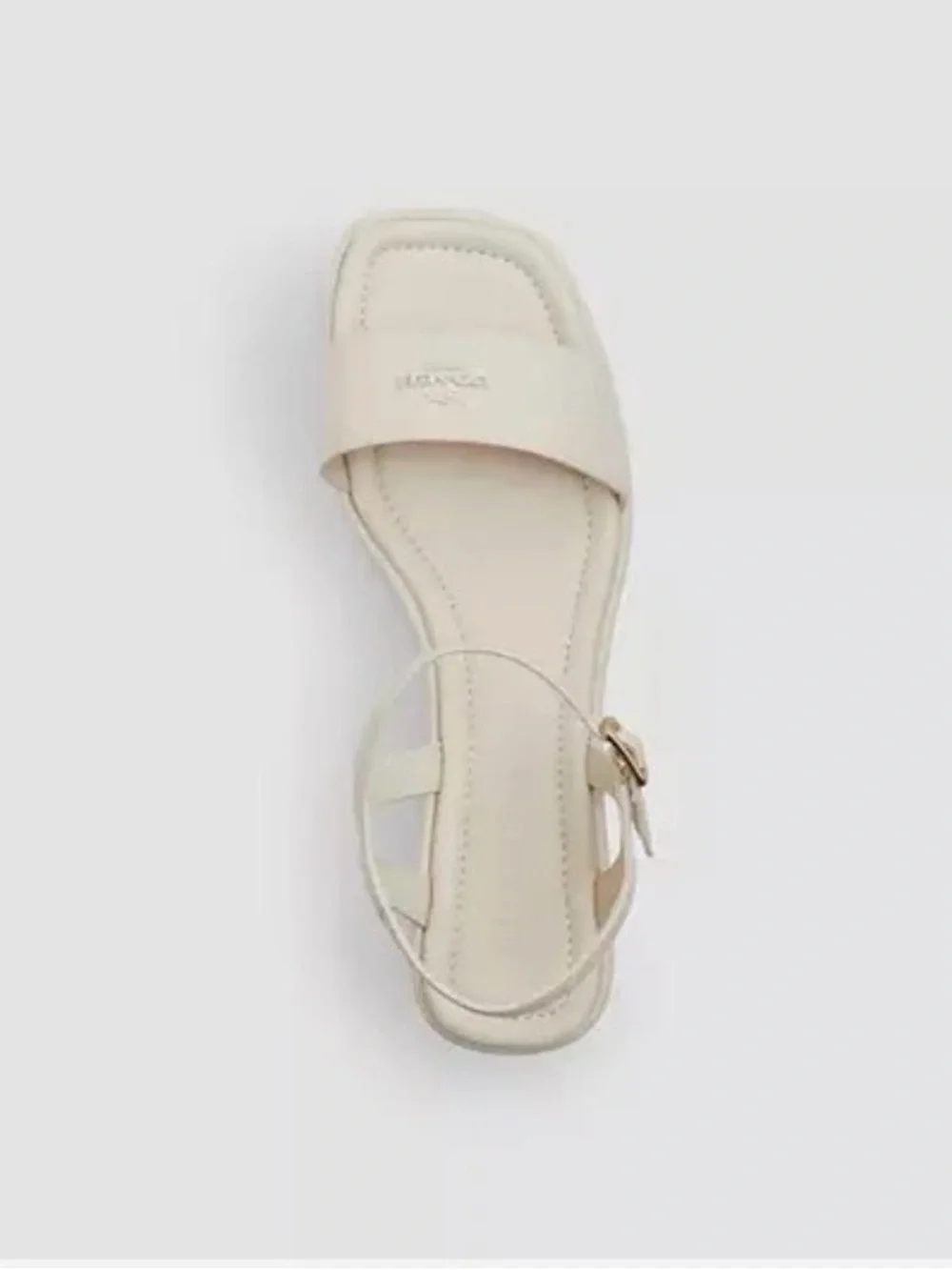 NWOT Women’s Coach Gale Wedge Sandal | Chalk Leather